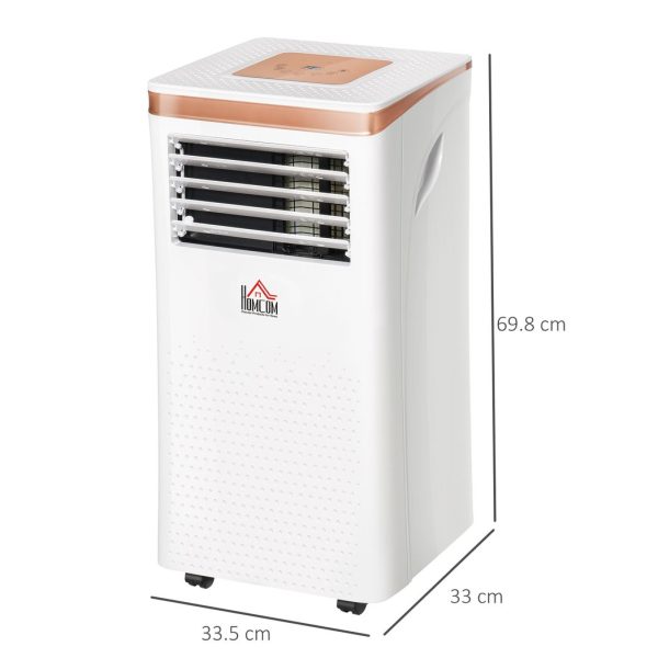 HOMCOM 10000 BTU Portable Air Conditioner 4 Modes LED Display Timer Home Office - Image 3