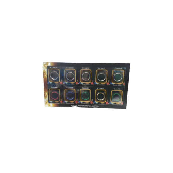 Clasico Mens Digital water proof watch assorted Model & Colours varied - Image 3
