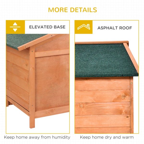Wooden Rabbit Hutch Detachable Pet House with Openable Run & Roof - Image 7