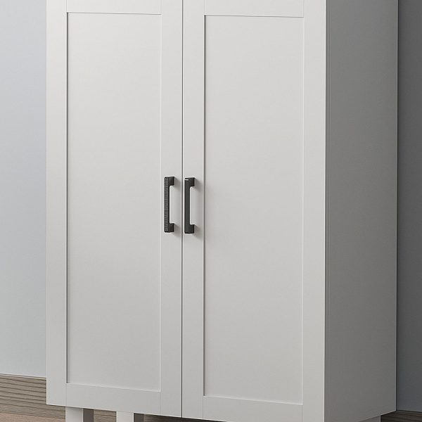 HOMCOM Kitchen Cupboard Storage Cabinet with Drawer, Countertop, White - Image 6