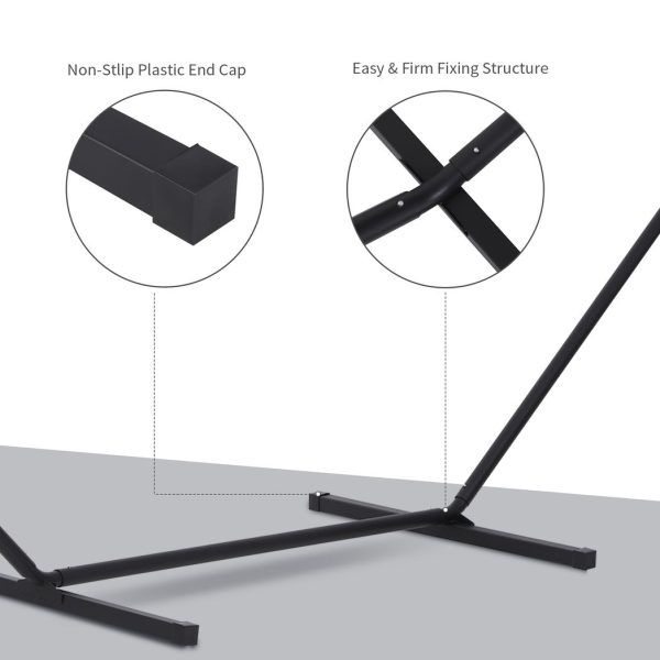 3.6m Long Metal Hammock Stand Frame Replacement Garden Outdoor Patio - Image 6