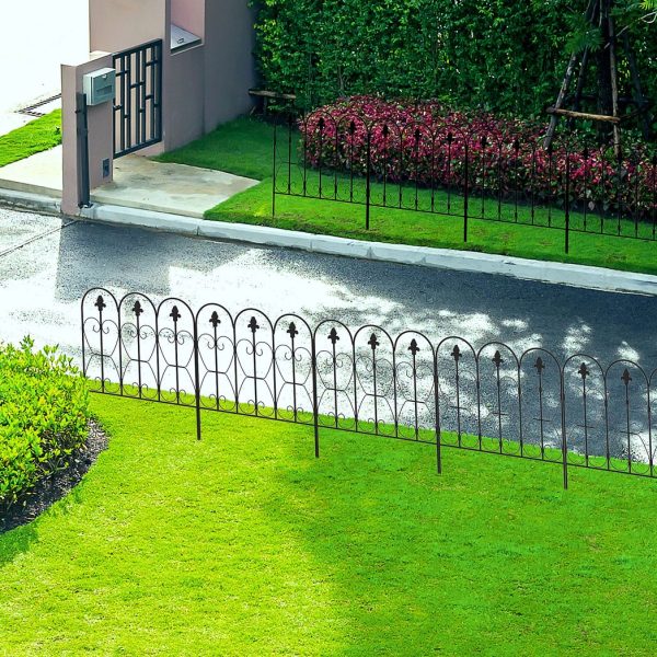 5PCs Decorative Garden Fencing Metal Border Edging - Image 7