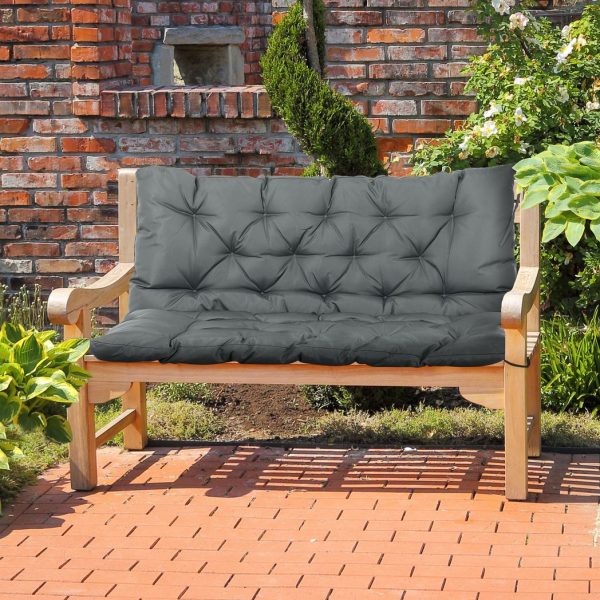 Garden Bench Cushion 2 Seater Swing Chair Cushion Outdoor Seat Pad - Image 2