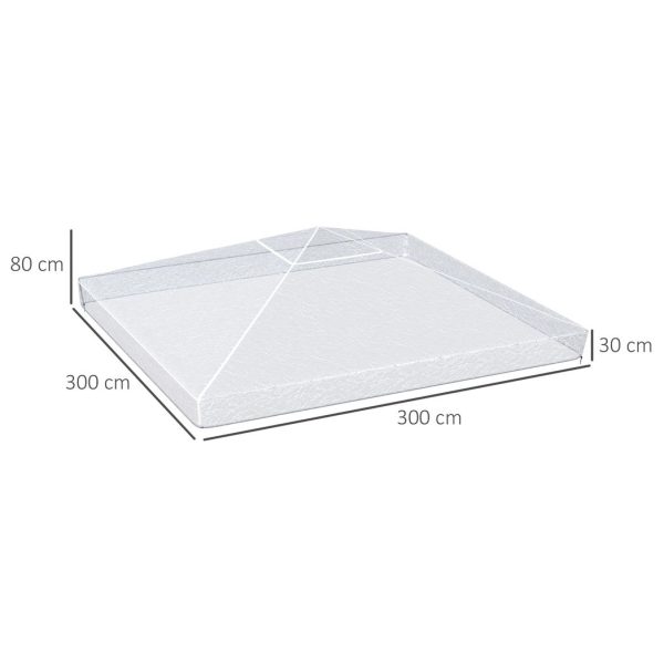 3 x 3 (m) Gazebo Protective Cover, Waterproof Cover for Canopy, Tent - Image 3