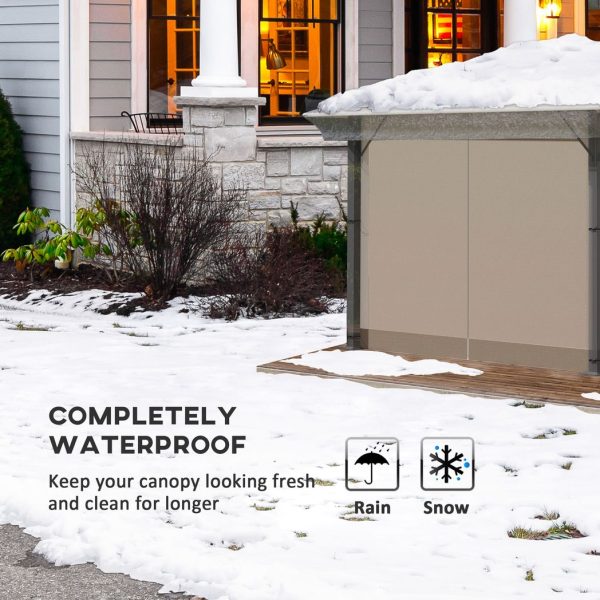 3 x 3 (m) Gazebo Protective Cover, Waterproof Cover for Canopy, Tent - Image 4