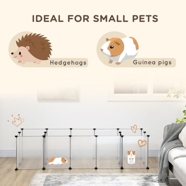 Pet Playpen, 18 Panels DIY Small Animal Cage for Guinea Pigs Hedgehogs - Image 4