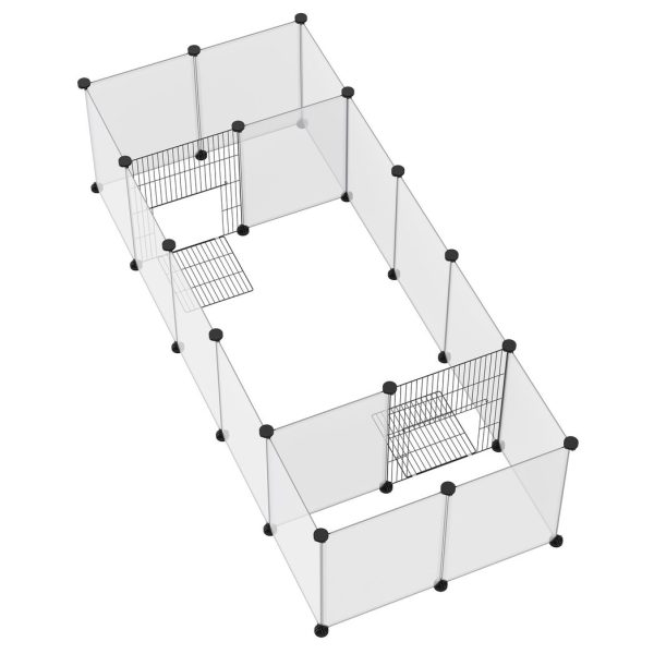 Pet Playpen, 18 Panels DIY Small Animal Cage for Guinea Pigs Hedgehogs - Image 8