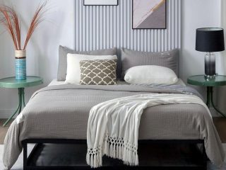 Double Metal Bed Frame Square Tube - Improved