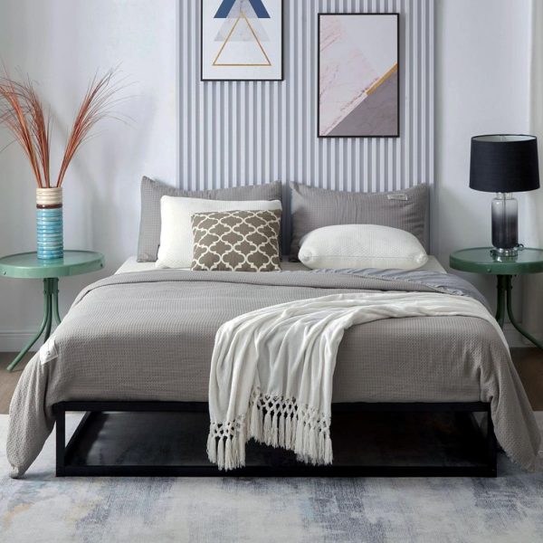 Double Metal Bed Frame Square Tube - Improved