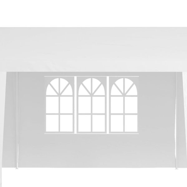 9m x 3m Outdoor Garden Gazebo Wedding Party Tent Canopy Marquee White - Image 8