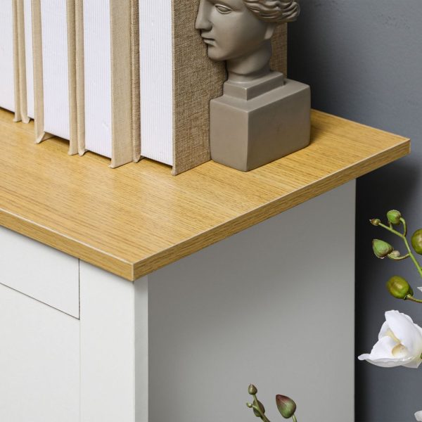 Sideboard Storage Cabinet Freestanding Kitchen Cupboard with Drawers - Image 7