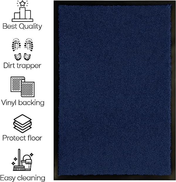 60 x 80 DARK BLUE ARRAN MATT