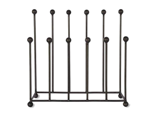 Neo Steel Black Powder Coated Boot Rack ï¿½ Holds 6 Pairs