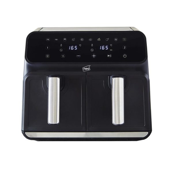 Neo Black Electric 8.5L Digital Air Fryer with Glass Viewing Window