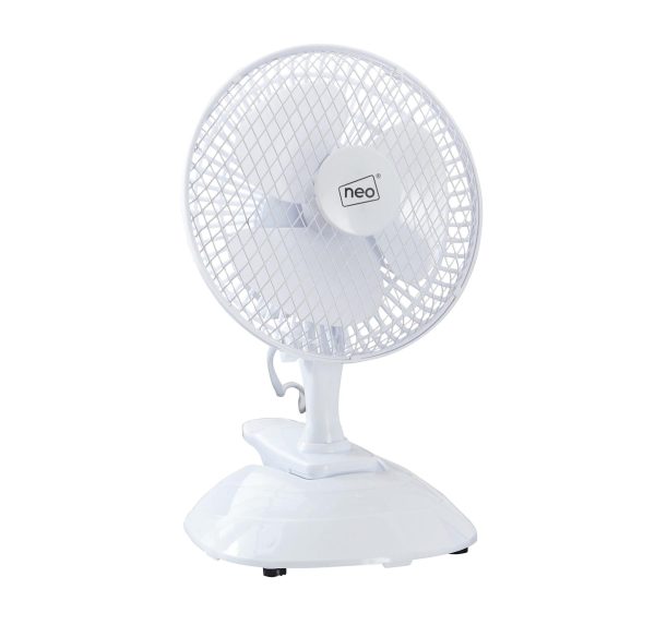 Neo Mini Clip Base Mount Desk Fan ï¿½ White