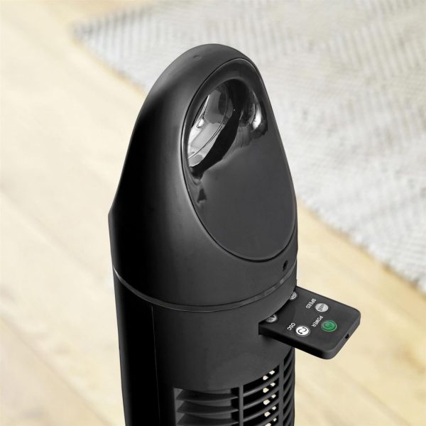 Neo 33" Aroma Free Standing 3 Speed Fan - Black - Image 2