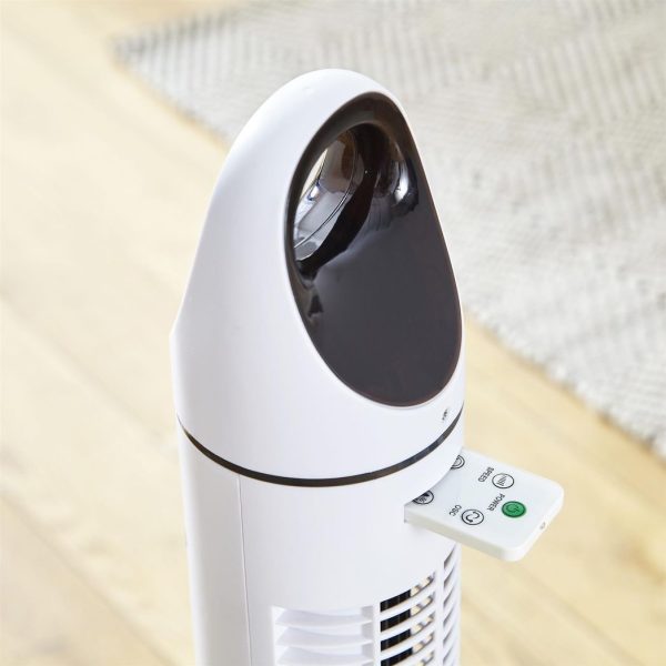 Neo 33" Aroma Free Standing 3 Speed Fan - White - Image 2