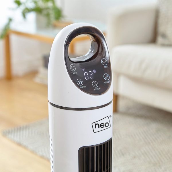 Neo 33" Aroma Free Standing 3 Speed Fan - White - Image 7