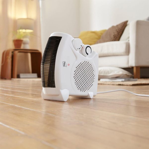 Neo White Electric Fan Heater 2000W Portable Floor or Upright - Image 2