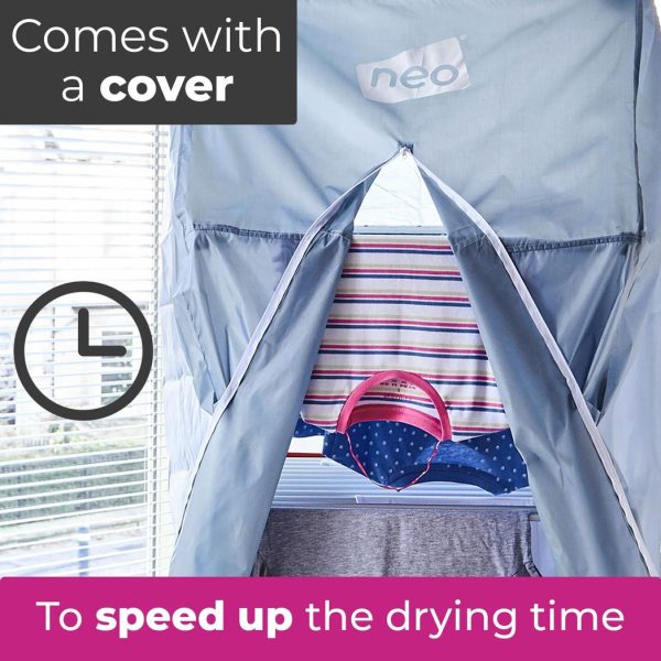 Neo Indoor Electric 3 Tier Heated Airer ï¿½ Foldable - Image 8