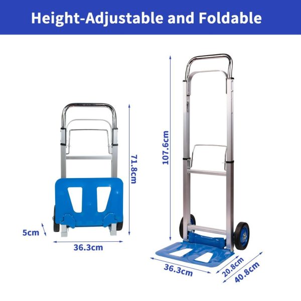 Neo 100kg Capacity Folding Sack Trolley With Extendable Handl - Image 2