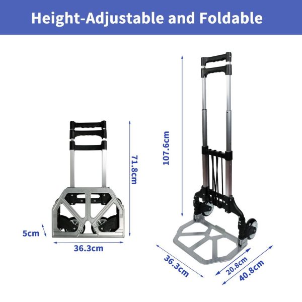 Neo 80kg Capacity Sack Trolley Folding With Extendable Handle - Image 6