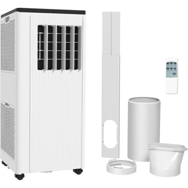 HOMCOM 9,000 BTU Portable Air Conditioner with App Control, Sleep Mode