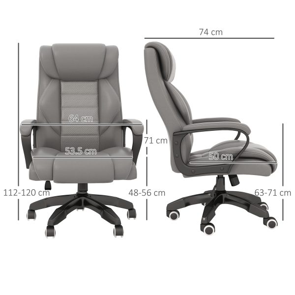 Vinsetto High Back 6 Points Vibration Massage Executive Office Chair - Image 5