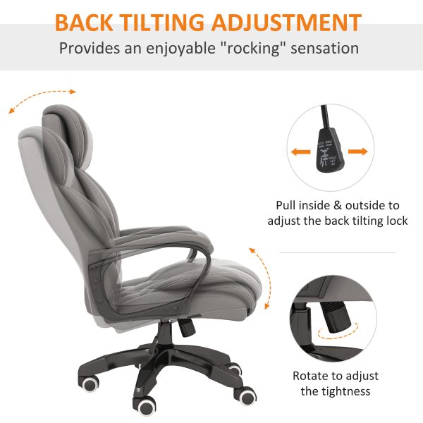 Vinsetto High Back 6 Points Vibration Massage Executive Office Chair - Image 7
