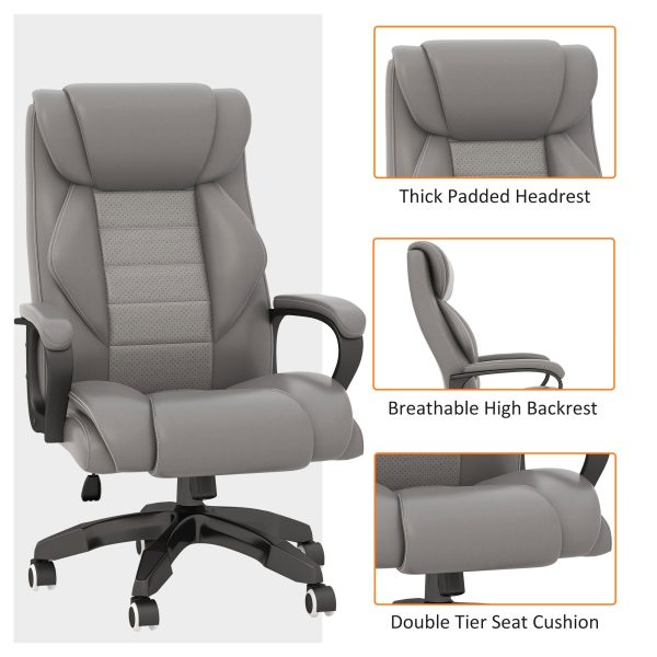 Vinsetto High Back 6 Points Vibration Massage Executive Office Chair - Image 8