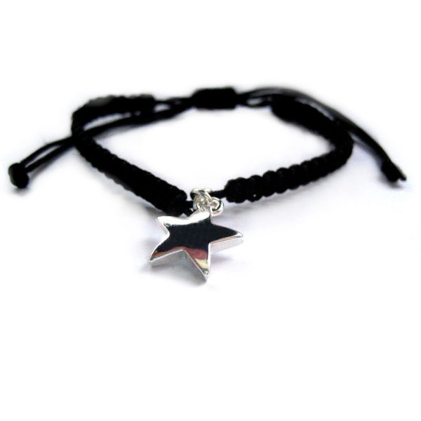 Silver Star Charm Friendship Bracelet - Image 3