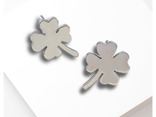 Four Leaf Clover Stud Earrings