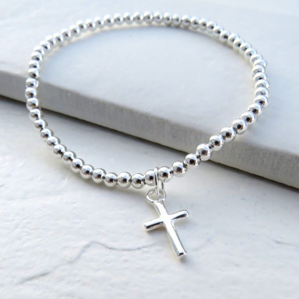 Silver Beaded Mini Charm Bracelet - Image 5
