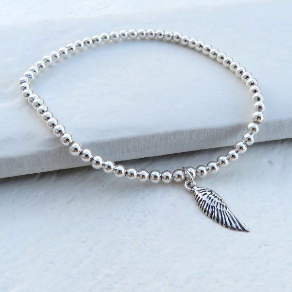 Silver Beaded Mini Charm Bracelet - Image 6