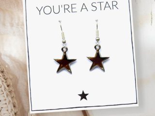 You're A Star Earrings & Card