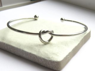 Silver Knot Bangle