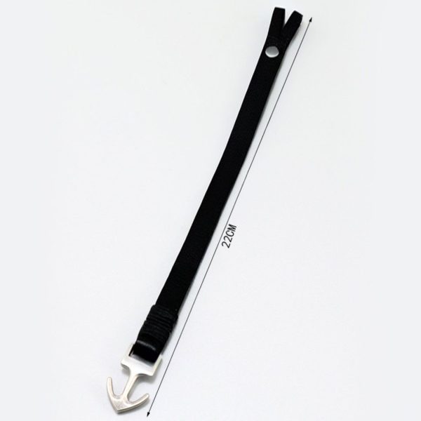 Men's Leather Anchor Bracelet - Image 4