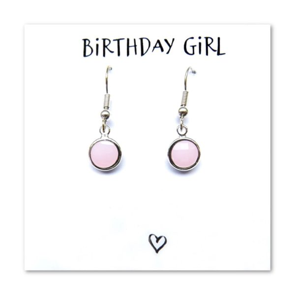 Birthday Girl Earrings & Card - Image 3