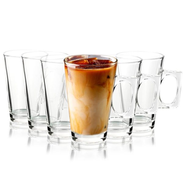 Vinsani Latte Glasses 6pcs 0006556 - Image 2
