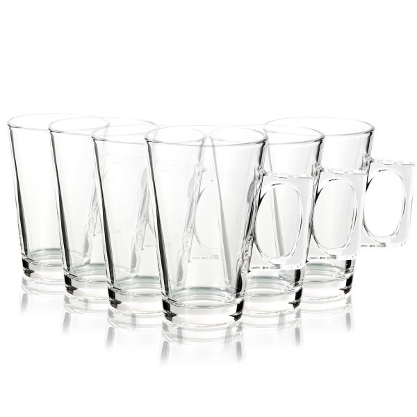 Vinsani Latte Glasses 6pcs 0006556 - Image 8