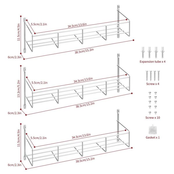 VINSANI 5 TIER HERB AND SPICE RACK 0008764 - Image 6