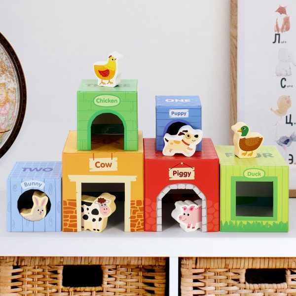 SOKA Stacking Cubes-6 Friends in Farm 0000269 - Image 4