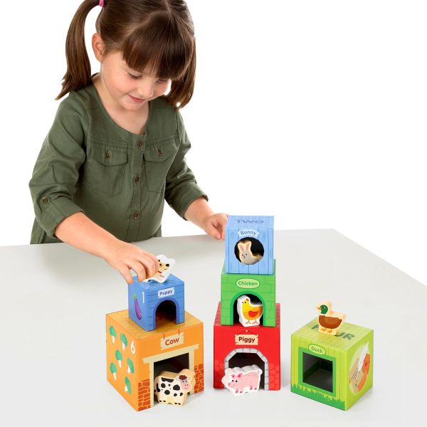 SOKA Stacking Cubes-6 Friends in Farm 0000269 - Image 7