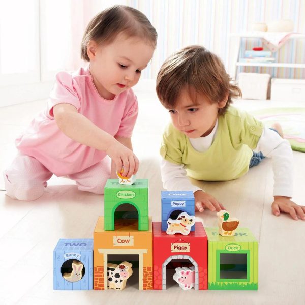 SOKA Stacking Cubes-6 Friends in Farm 0000269 - Image 6
