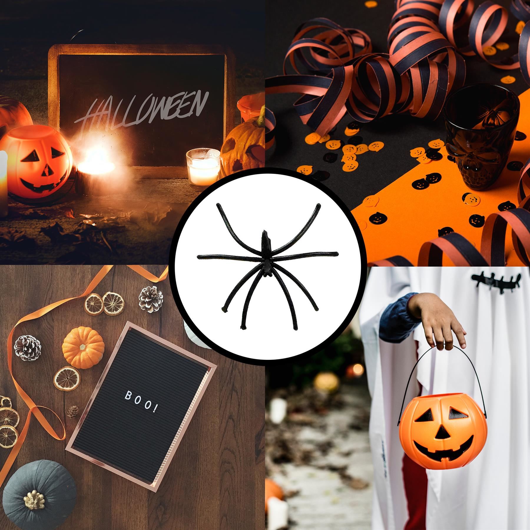 2X VINSANI PACK OF 24 SPOOKY SPIDERS NTT - Image 3