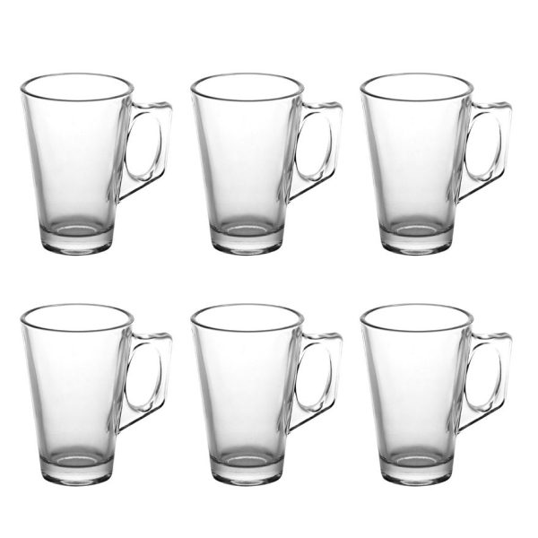 VINSANI LATTE GLASS 6PCS + COFFEE STAND 0006375 - Image 4