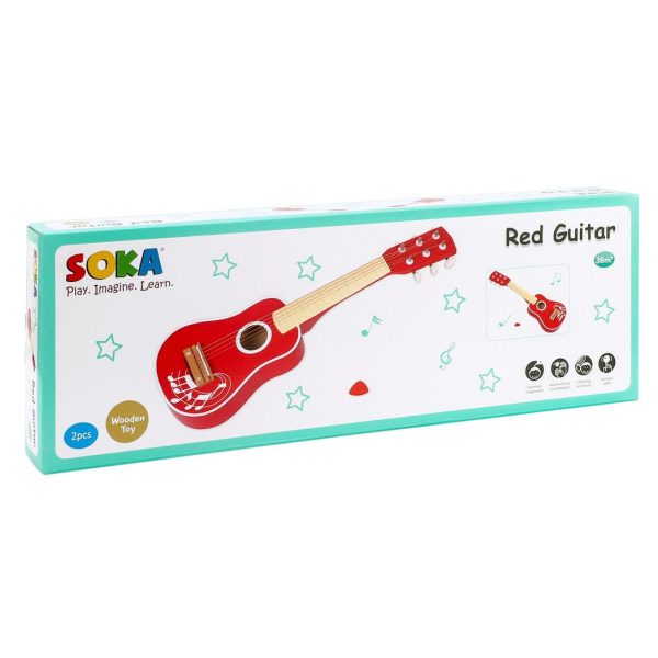 SOKA RED GUITAR 1010106 - Image 2