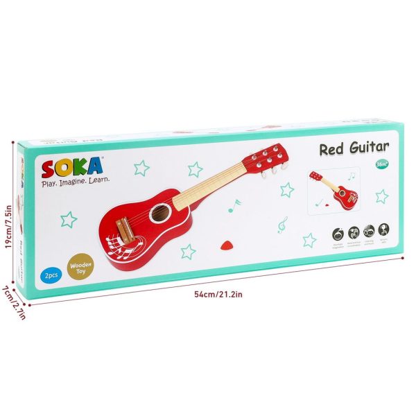 SOKA RED GUITAR 1010106 - Image 3