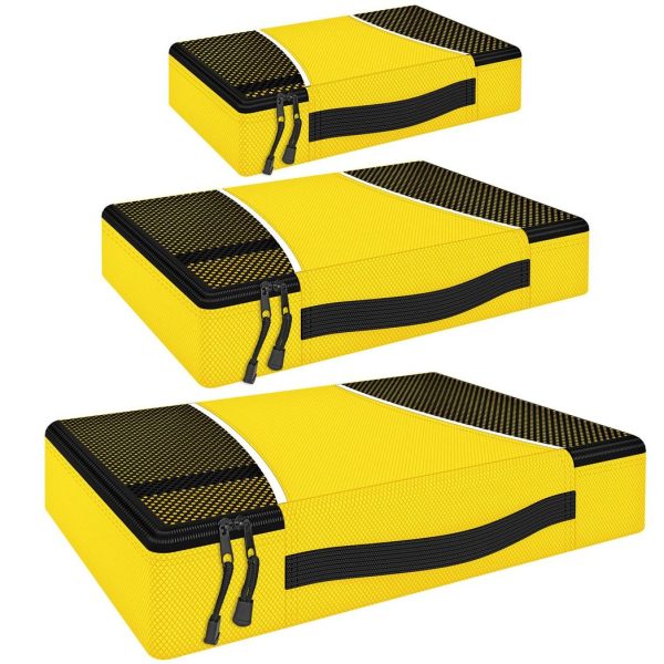 VINSANI 3PK PACKING CUBES YLW 0006426 - Image 4