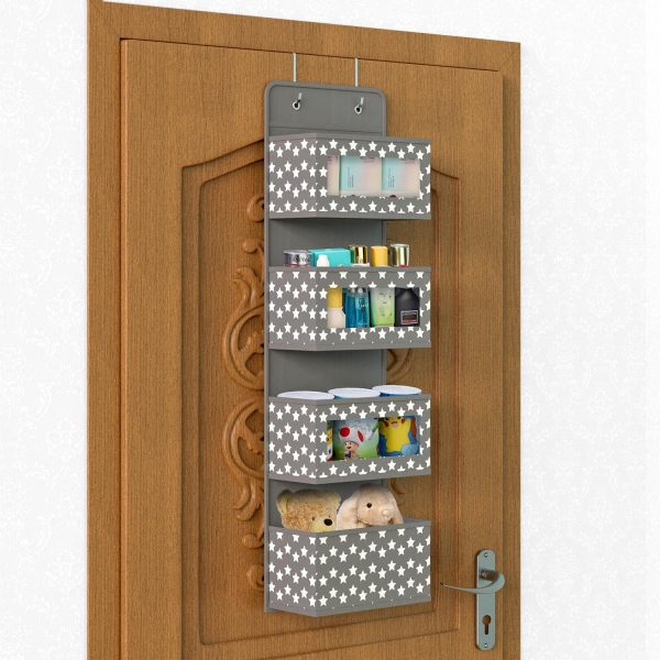 VINSANI 4TIER DGREY HANGING ORGANISER 1010281 - Image 4